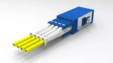 Cable de conexión óptica con conectores SN