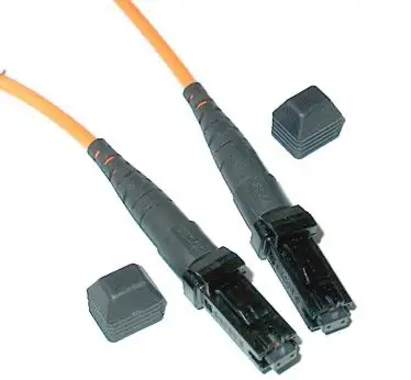 Cable de conexión óptica con conectores MT-RJ