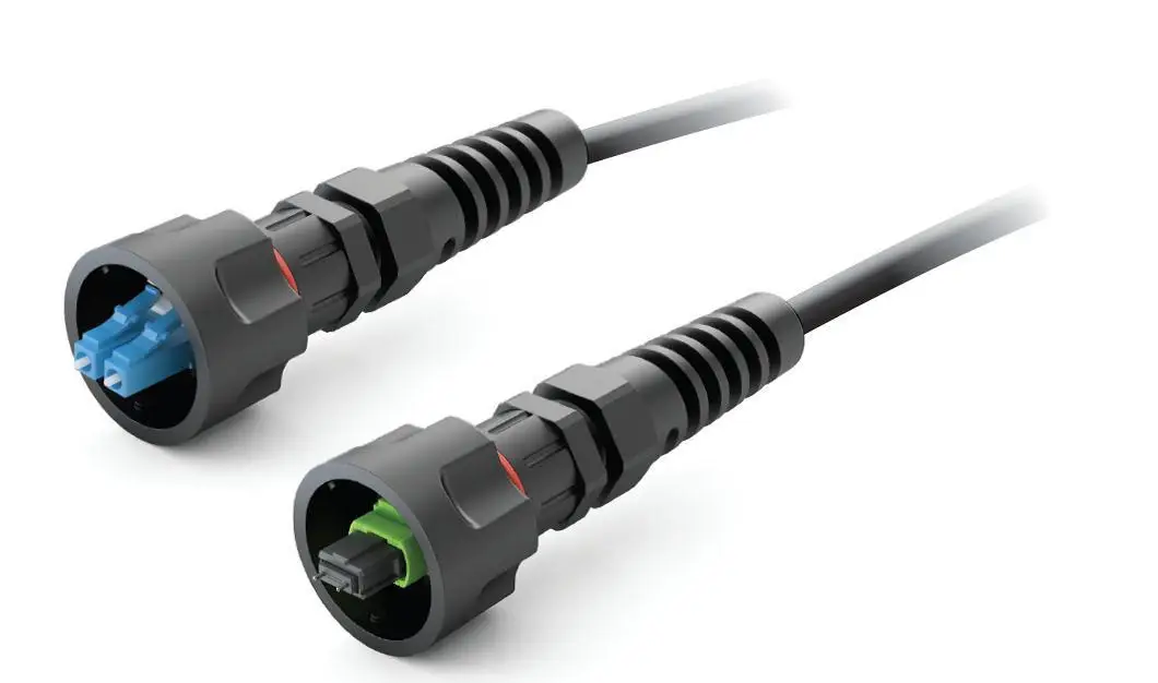 Cable de conexión óptica con conector protegido HE-IP67-XX
