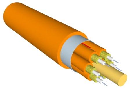 Многоволоконный кабель для прокладки внутри помещений на сетях FTTx