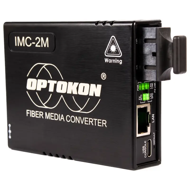 IMC-2M — convertidor de medios Gigabit Ethernet gestionable de 10/100/1000Base-T a 100/1000Base-X SFP